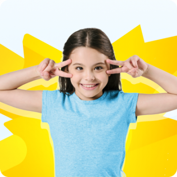 Convergent strabismus in children